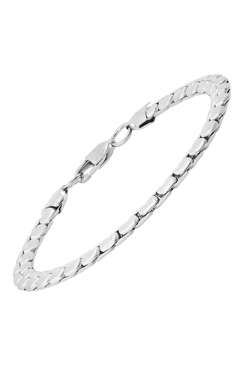 Stainless Steel Bracelet, Alternate, color, METALLIC