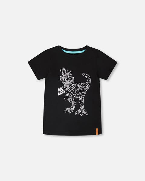 Organic Cotton Jersey Dino T-Shirt (Toddler, Little Kid & Big Kid)