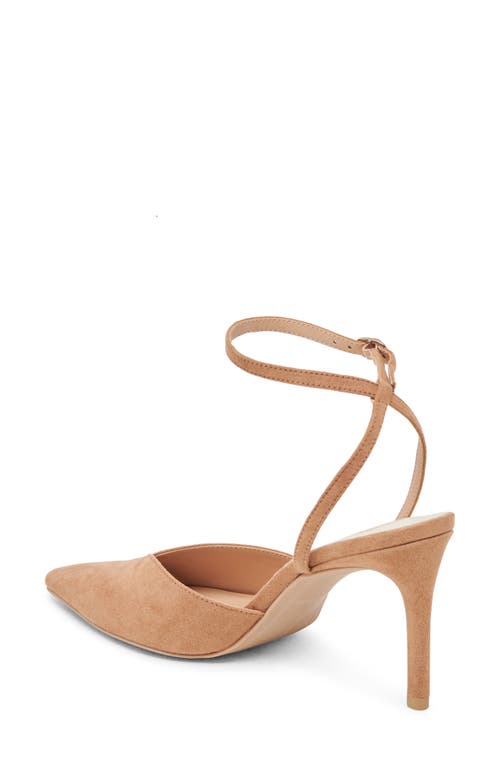 Dolce Vita Keisha Ankle Strap Pump In Tan Suede