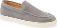 Brunello Cucinelli Chevron Embossed Suede Loafer