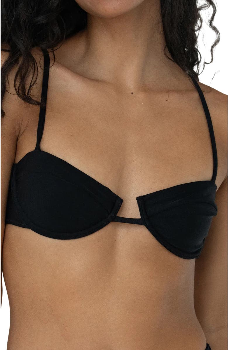 Bright Swimwear Lola Top, Main, color, Black