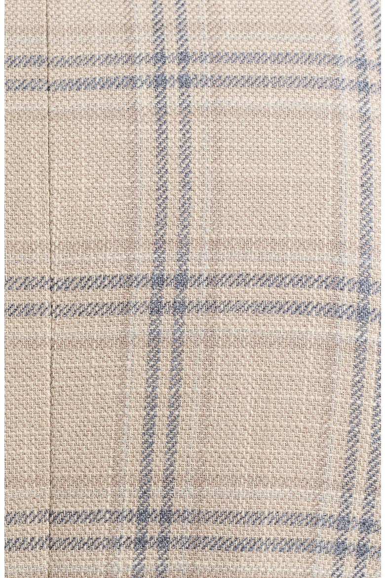 Plaid Cotton Blend Sport Coat, Alternate, color, TAN