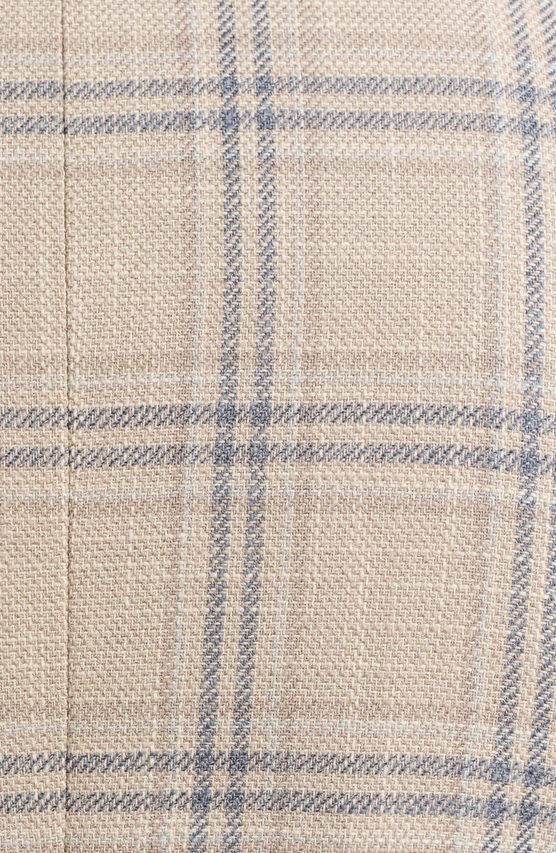 CRICKETEER Plaid Cotton Blend Sport Coat, Alternate, color, Tan