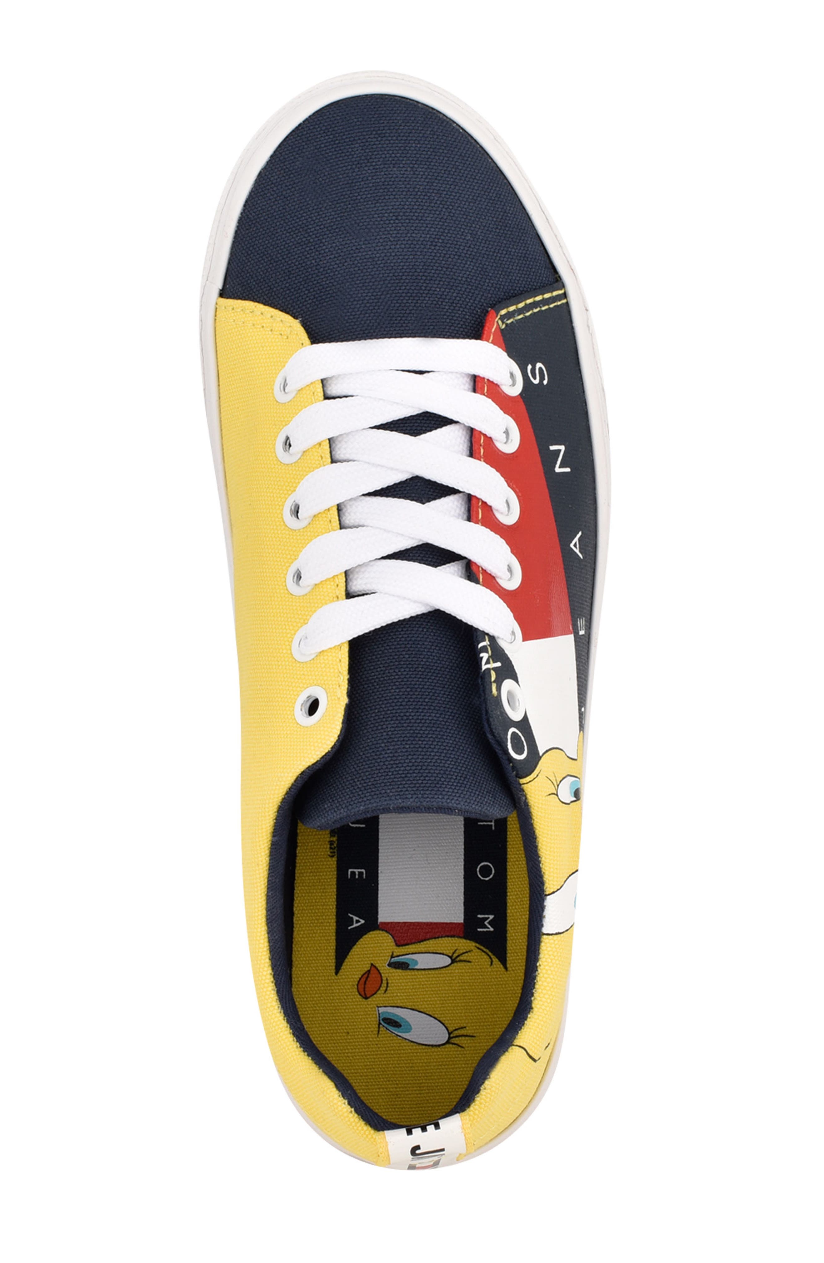 Tommy Hilfiger x Space Jam Tweety Bird Sneaker, Alternate, color, 