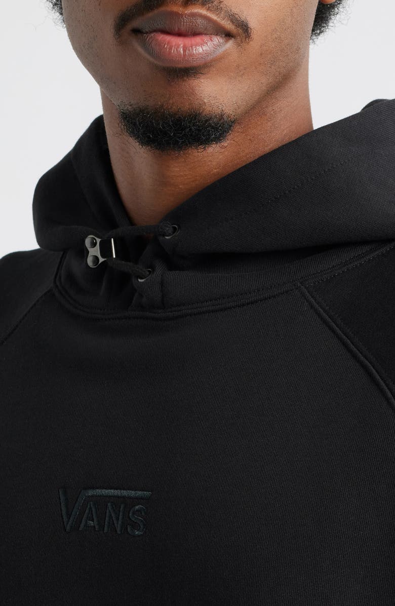 Vans LX Premium Fleece Hoodie, Alternate, color, Black