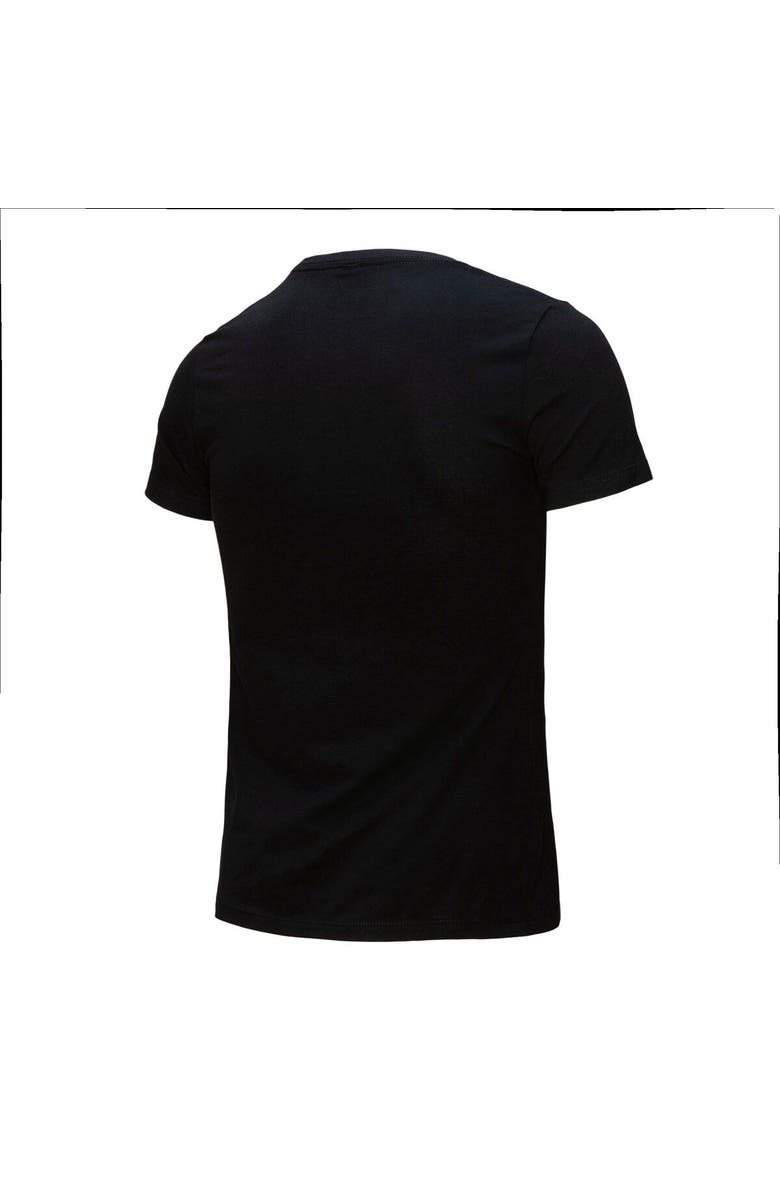 Mitchell & Ness Women's Mitchell & Ness Black Inter Miami CF Reflective Pattern Stripe T-Shirt, Alternate, color,