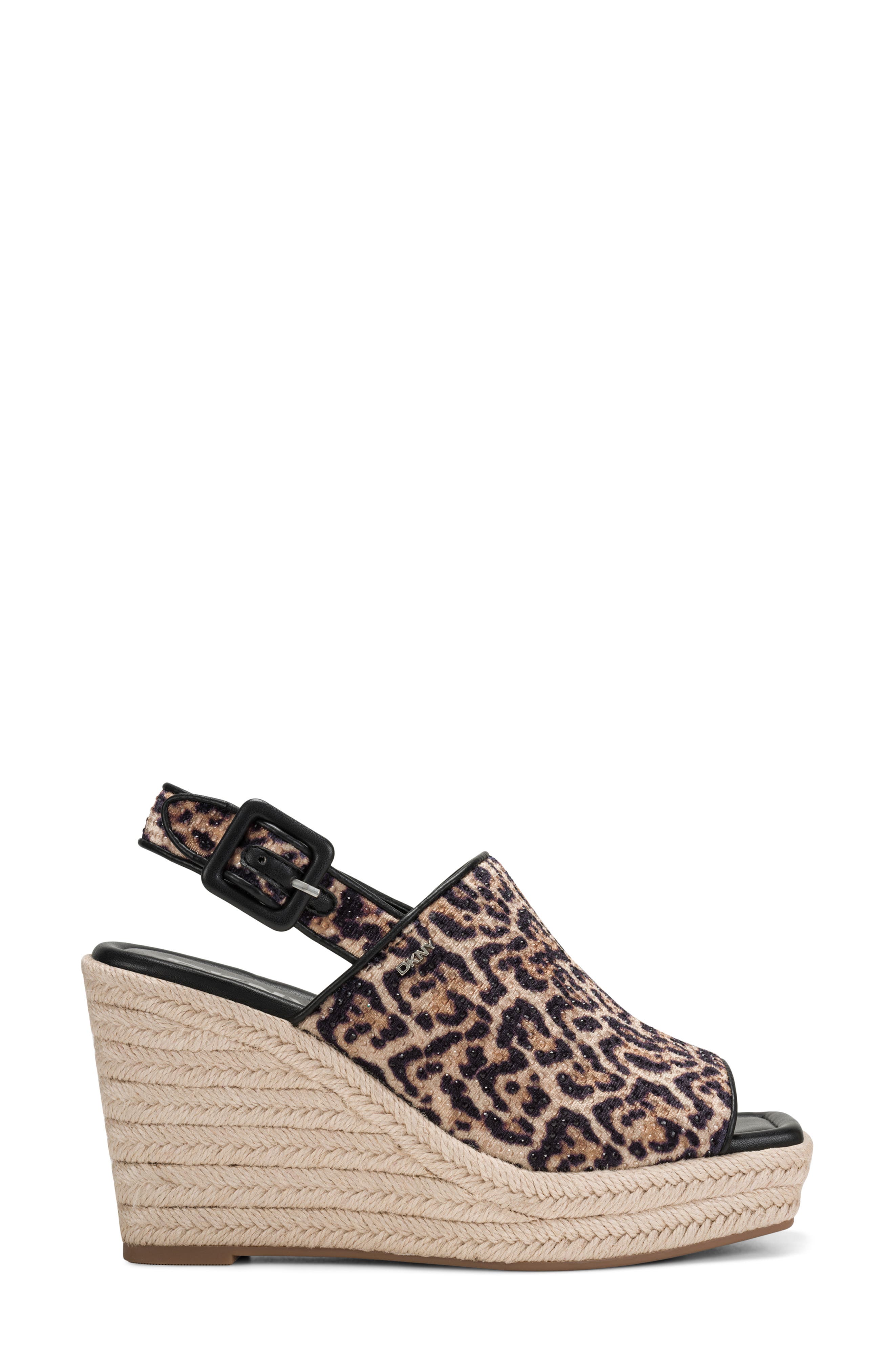 DKNY Coralyn Slingback Wege Sandal, Alternate, color, 