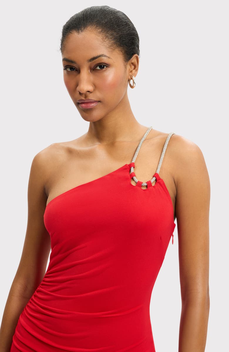 Herve Leger The Genevieve Gown, Alternate, color, Cardinal