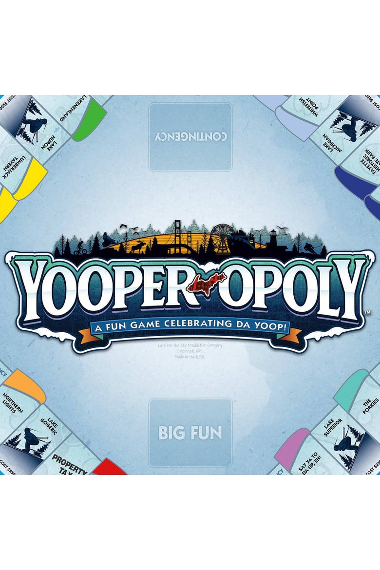 Yooper Opoly Board Game, Alternate, color, Multicolored