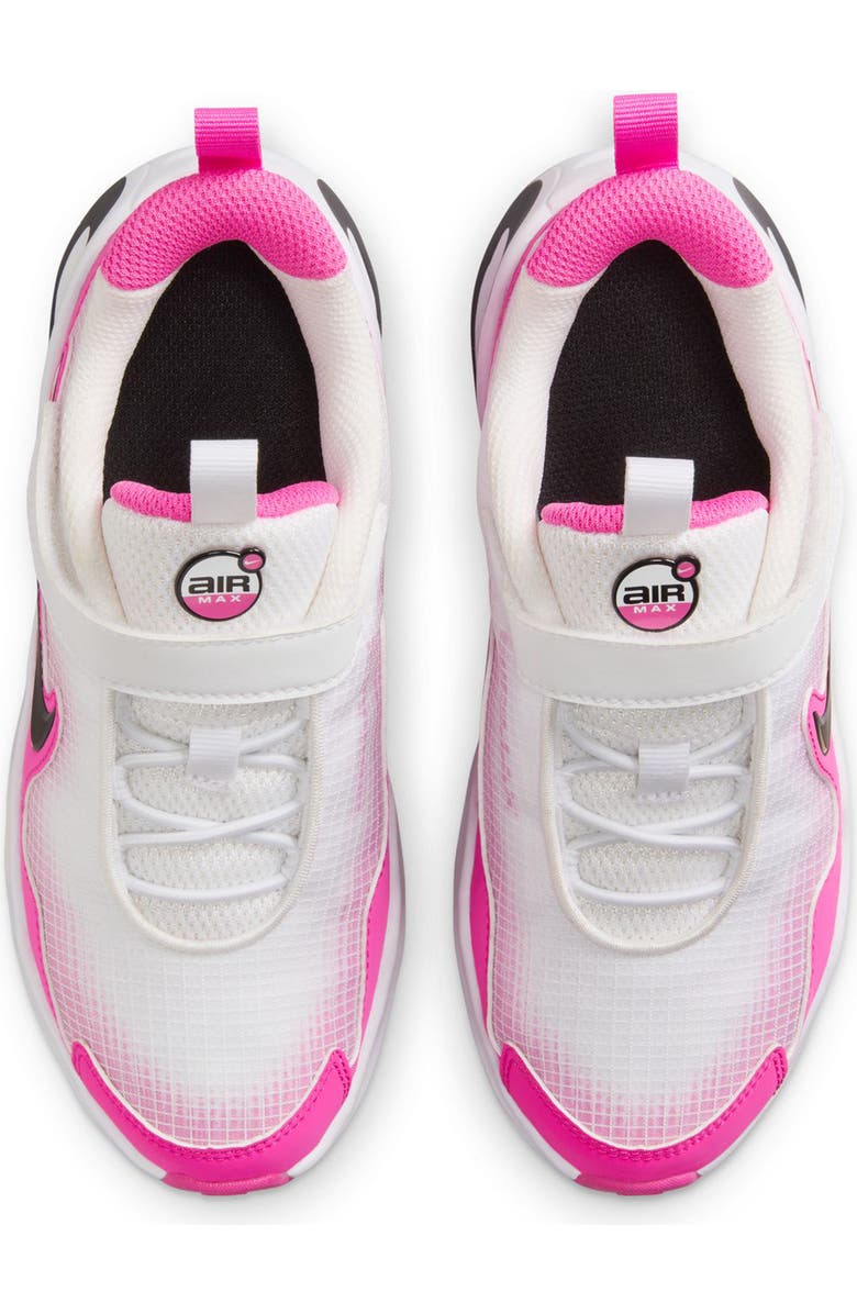 Nike Kids' Air Max Nova Sneaker, Alternate, color, White/ Black/ Laser Fuchsia