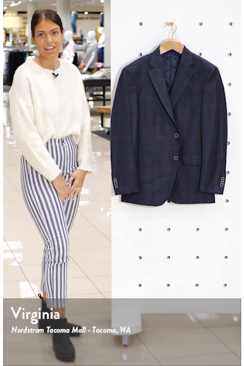 Flynn Plaid Wool Sport Coat video