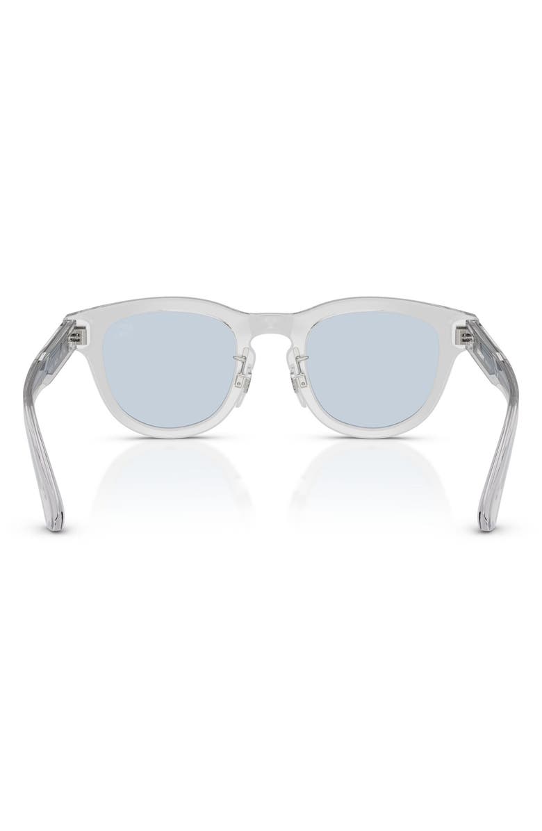 Burberry 48mm Phantos Sunglasses, Alternate, color, Grey / Azure