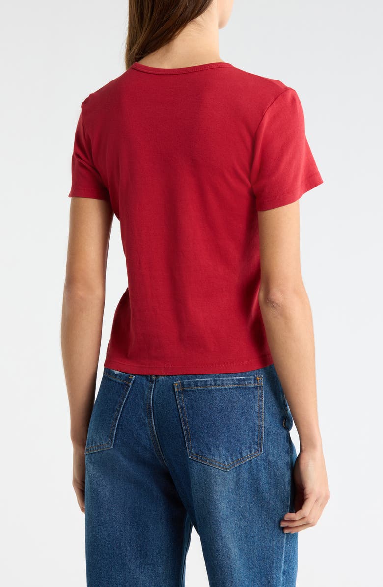 PacSun 2007 Skimmer Cotton Graphic T-Shirt, Alternate, color, Red