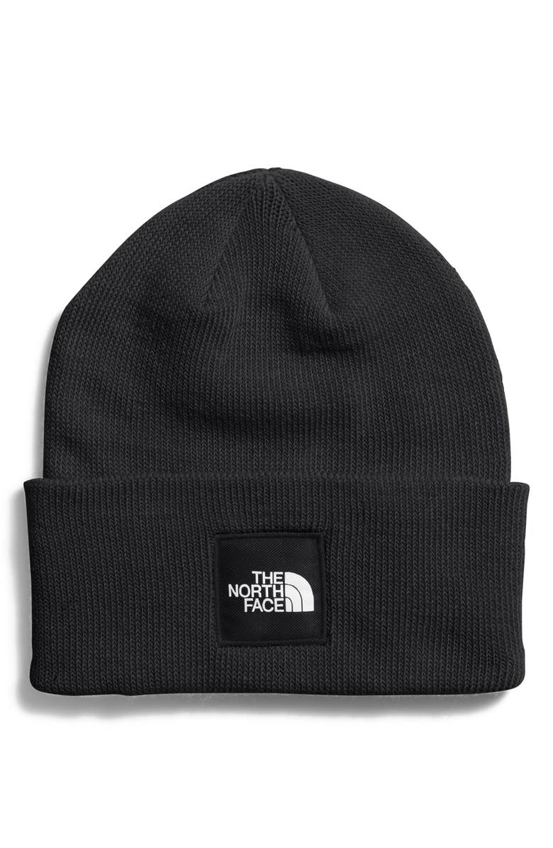 The North Face Big Box Logo Beanie, Main, color, 