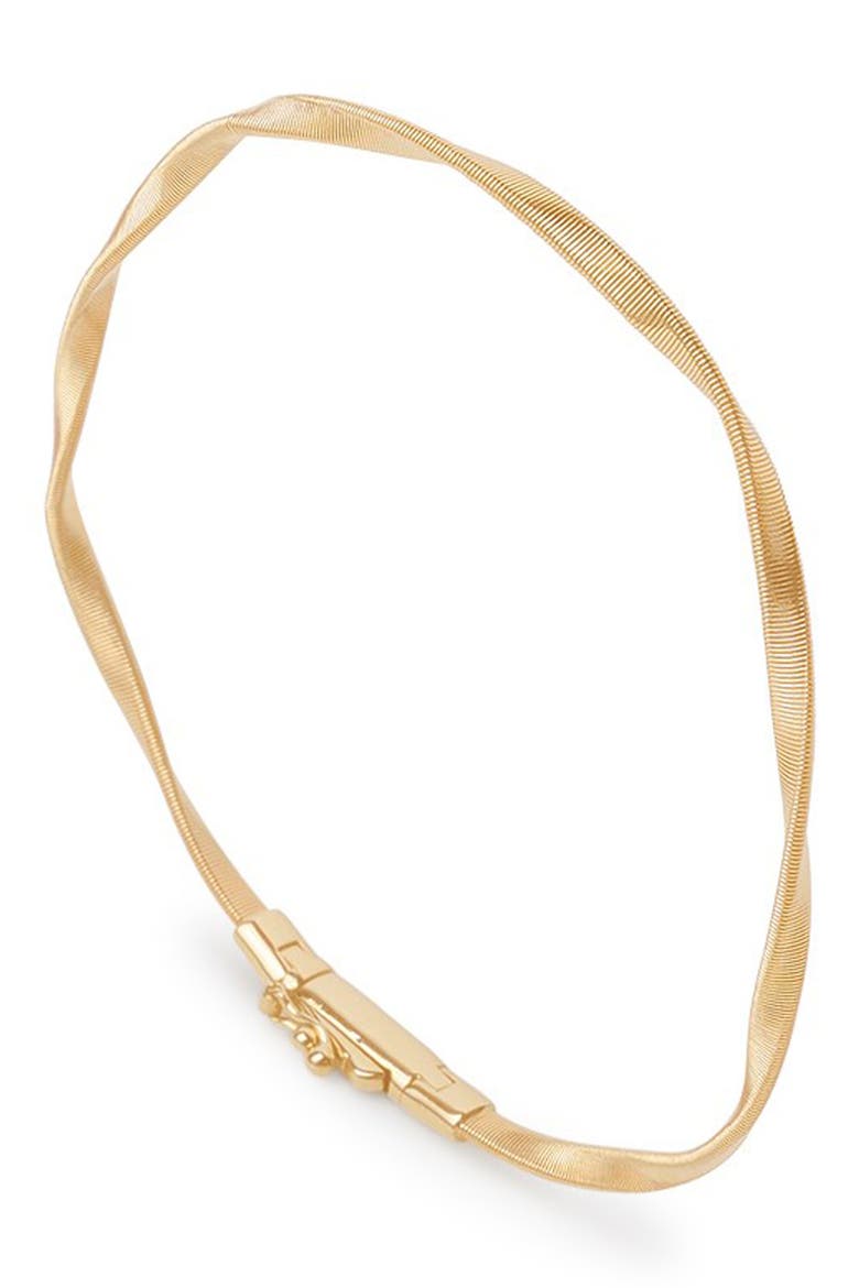 Marrakech 18K Gold Stackable Bangle, Main, color, YELLOW GOLD