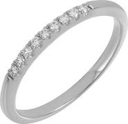 Bony Levy 18k Gold Natural Diamond Stackable Ring