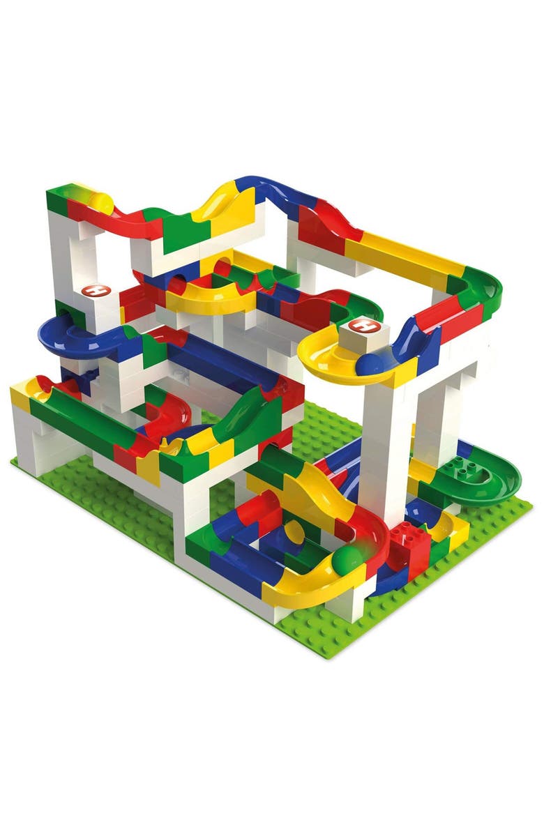 Hubelino Marble Run - 200-Piece Big Building Box - The Original! Made in Germany! - Certified and Award-Winning Marble Run - 100% Compatible with Other Building Sets, Main, color, Multi