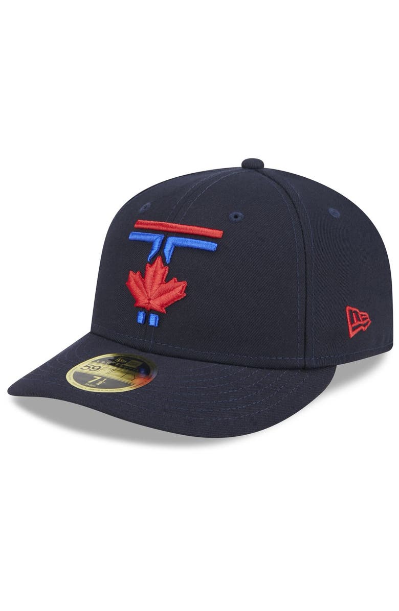 New Era Men's New Era Royal Toronto Blue Jays 2024 City Connect Low Profile 59FIFTY Fitted Hat, Main, color, Navy