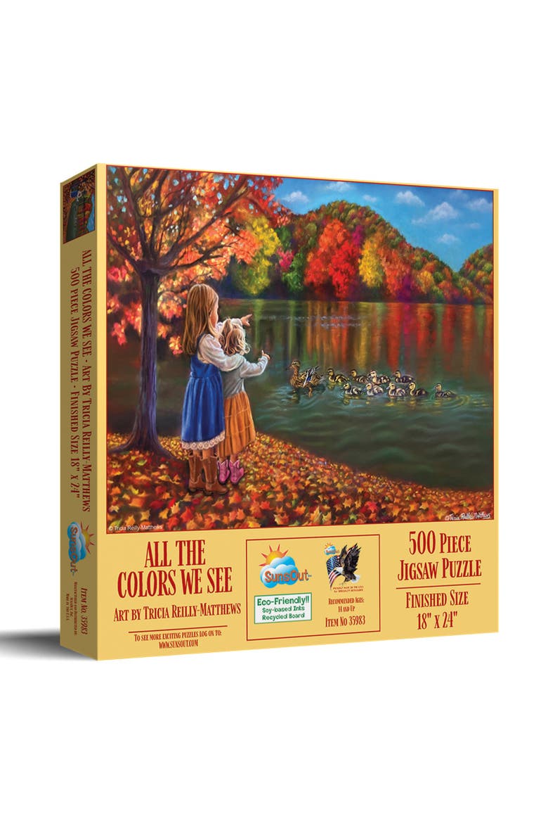 All the Colors We See 500 piece Jigsaw Puzzle for Adults, Main, color, Multicolor