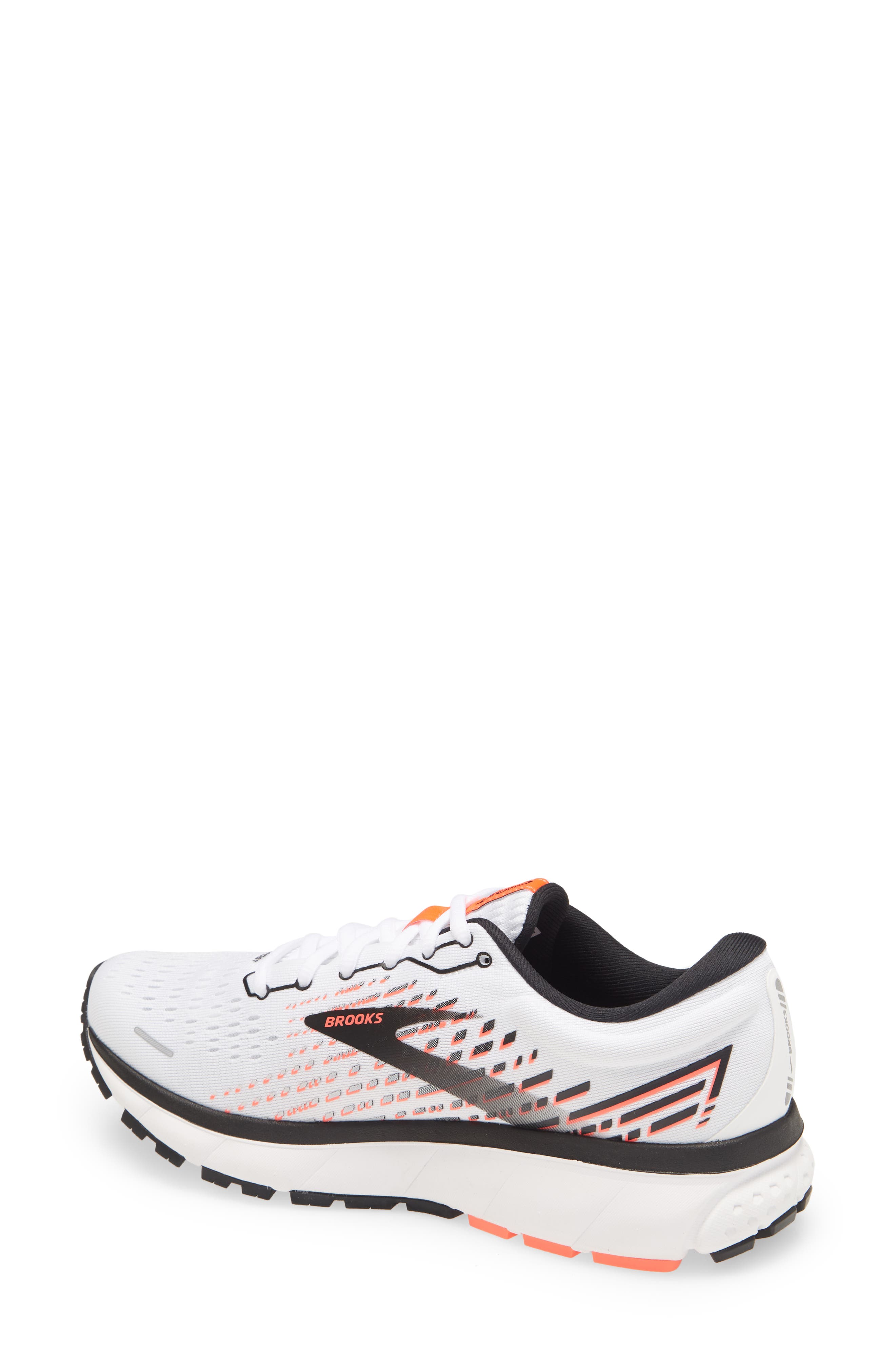 Ghost 13 Running Shoe, Alternate, color, WHITE/PINK/BLACK