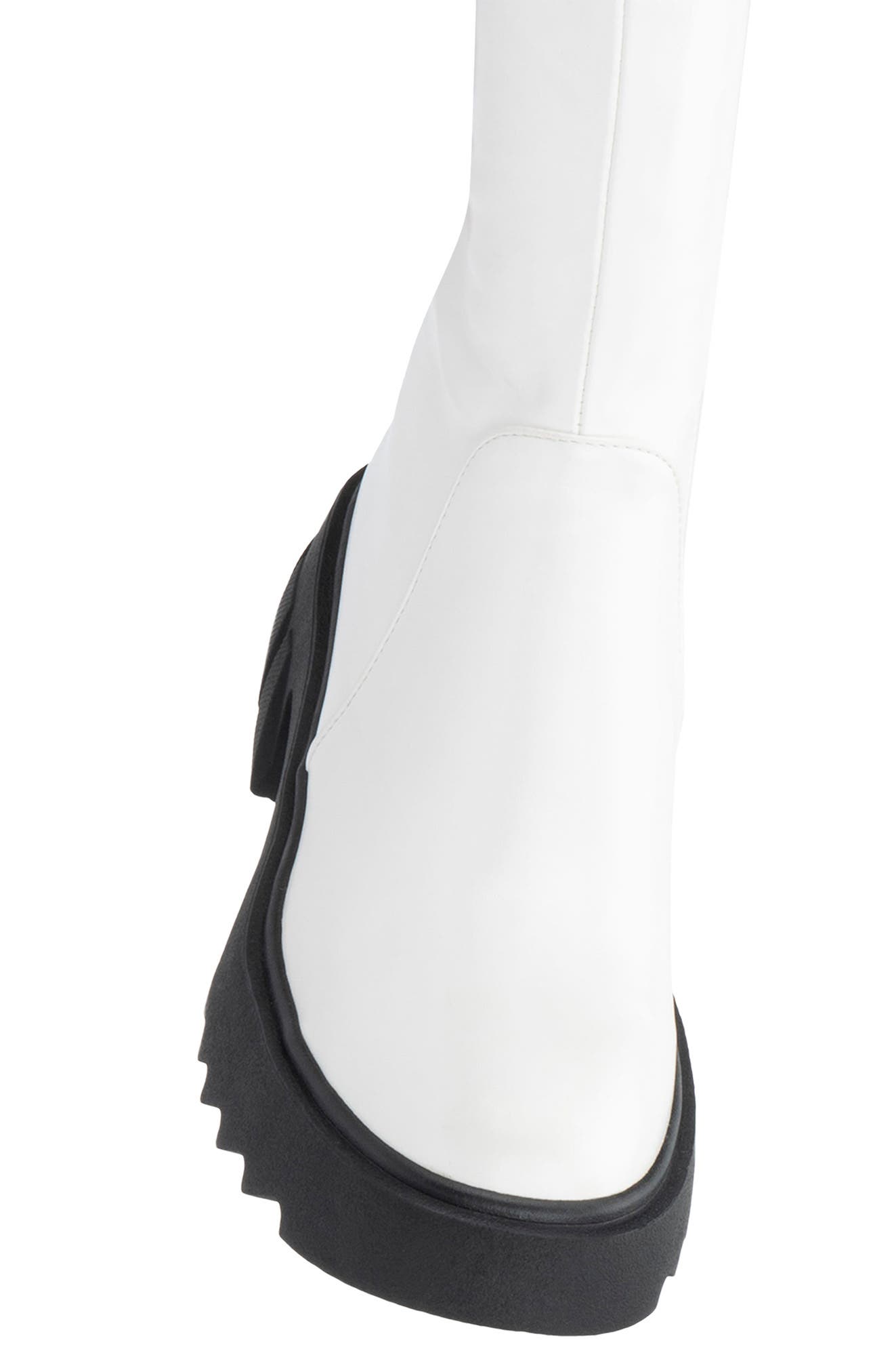 TORGEIS Alfie Lug Sole Tall Boot, Alternate, color, White