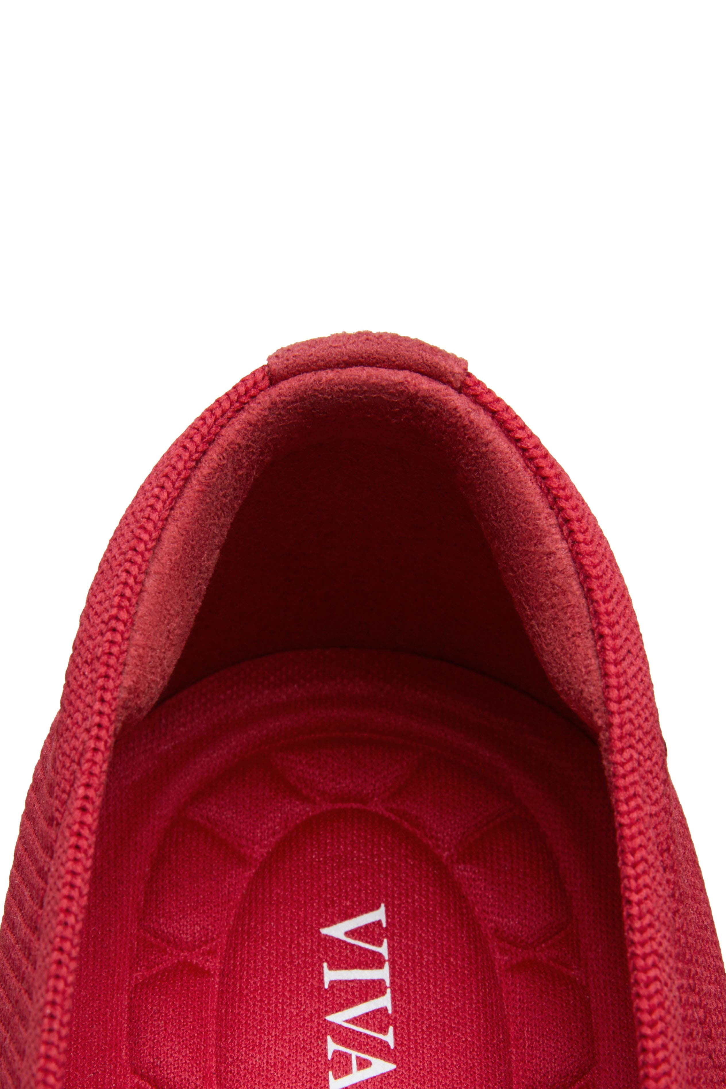 Square-Toe Margot 3.0 V-Cut Flats, Alternate, color, ruby red