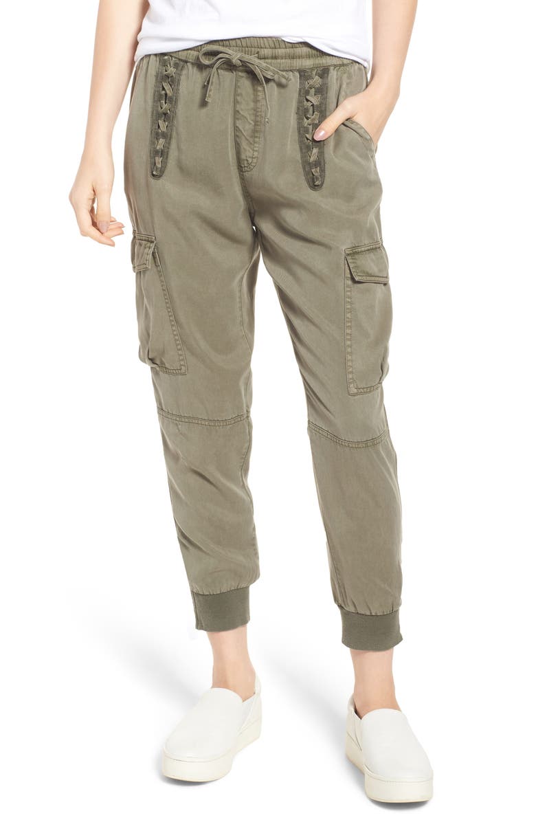 Pam & Gela Cargo Jogger Pants, Main, color, 