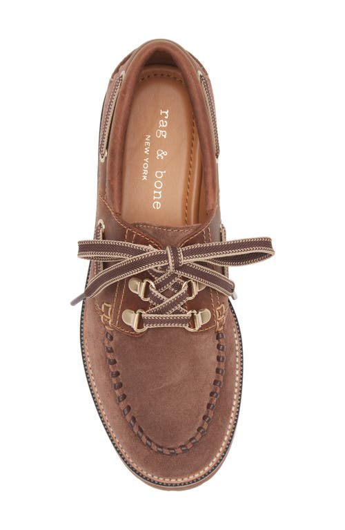 Rag & Bone Cameron Boat Shoe In Brown