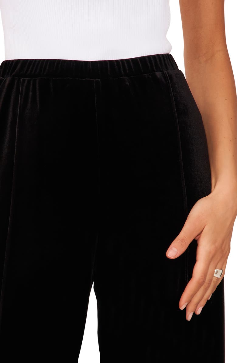 Halogen<sup>®</sup> Wide Leg Velvet Pants, Alternate, color,