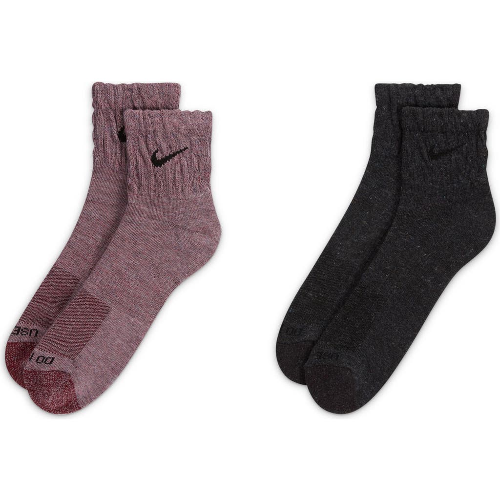 Nike 2-pack Everyday Cushion Ankle Socks In Multi