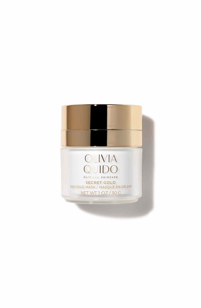 Olivia Quido Skincare Secret Gold 24k Gold Mask, Main, color, Beige