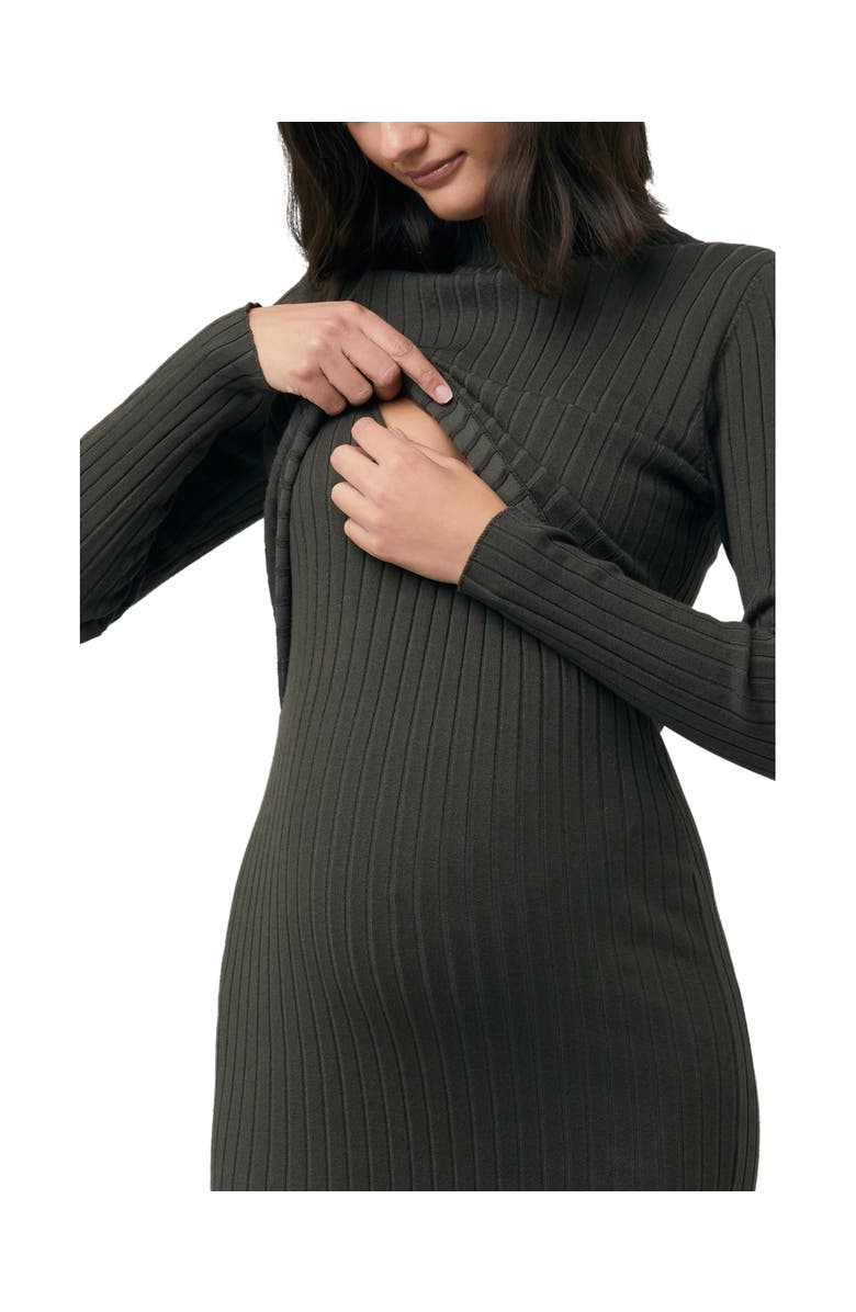 Ripe Maternity Nella Nursing Dress, Alternate, color, Ivy