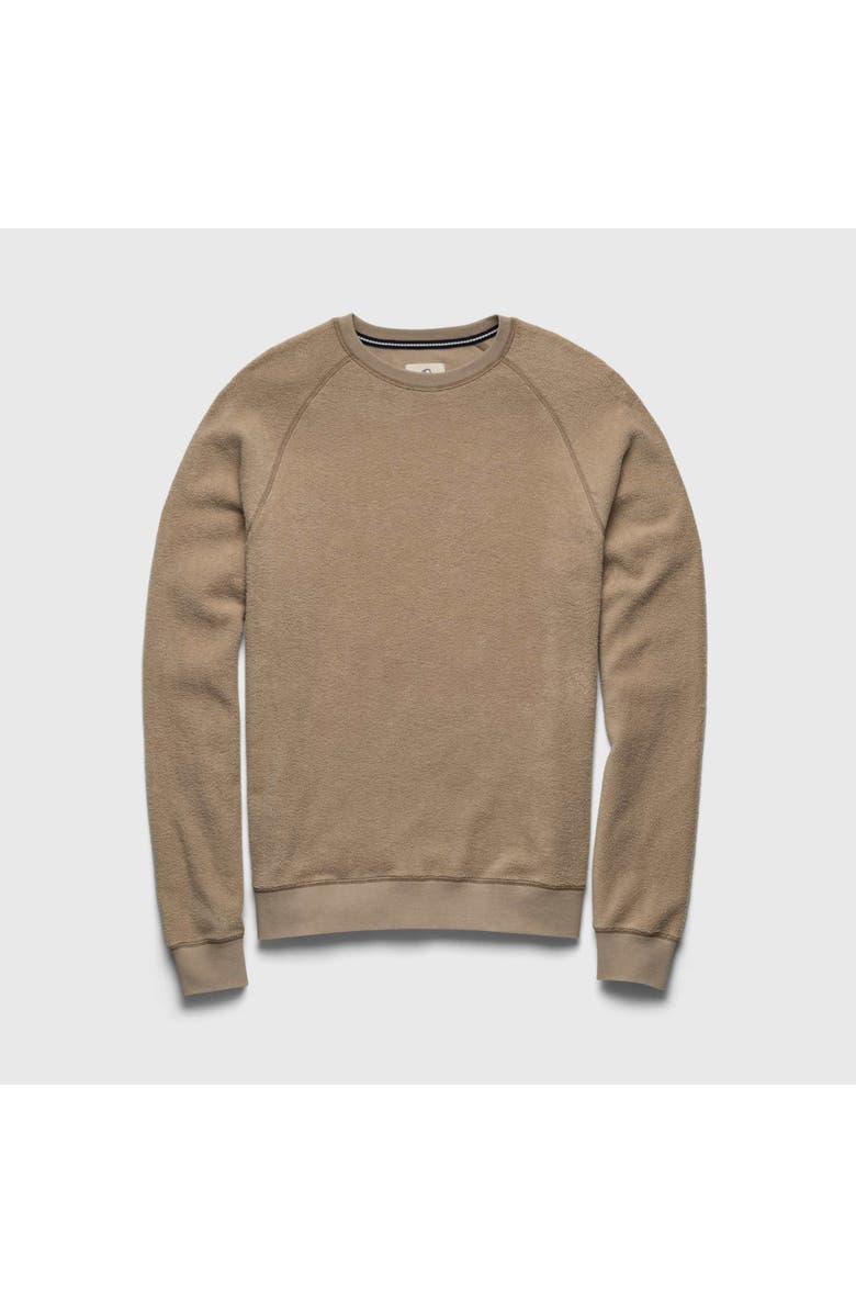 Surfside Supply Co. Butch Fuzzy Fleece Crewneck, Main, color, Chinchilla