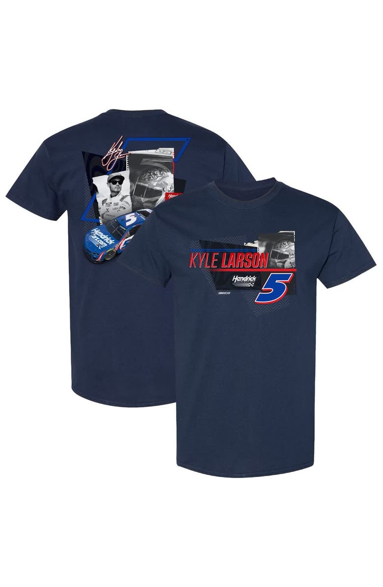 HENDRICK MOTORSPORTS TEAM COLLECTION Men's Hendrick Motorsports Team Collection Navy Kyle Larson HendrickCars.com Car T-Shirt, Main, color,