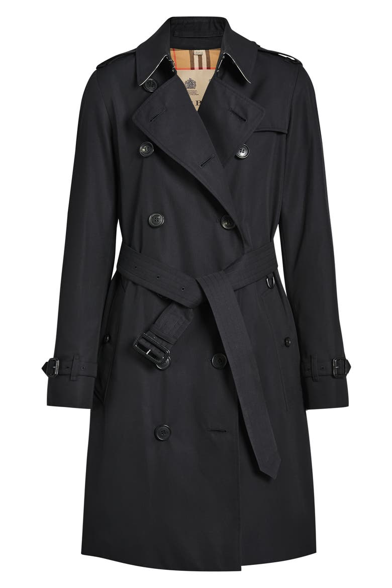 The Kensington Heritage Trench Coat, Alternate, color, MIDNIGHT