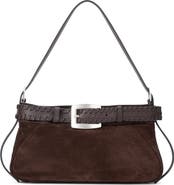 STAUD Brooklyn Suede Shoulder Bag