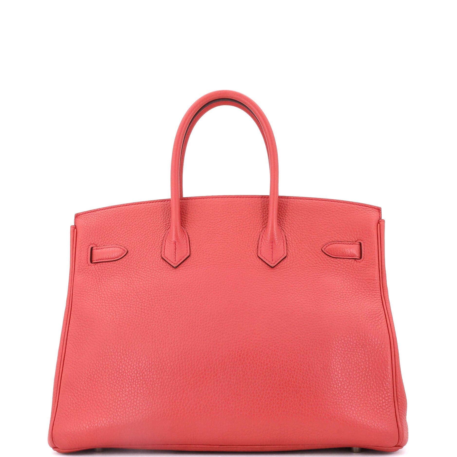 Pre-Owned Hermes Birkin Handbag Pink Clemence with Gold Hardware 35, Alternate, color, 