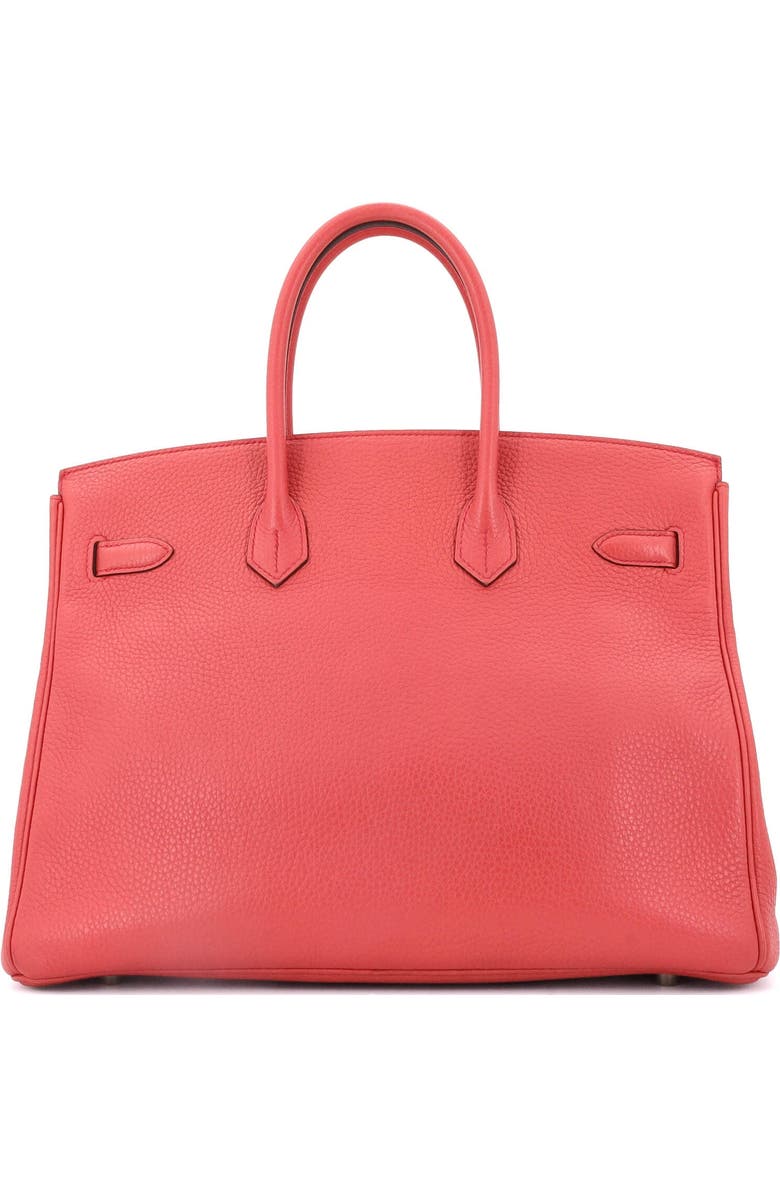 Pre-Owned Hermes Birkin Handbag Pink Clemence with Gold Hardware 35, Alternate, color, Bougainvillea