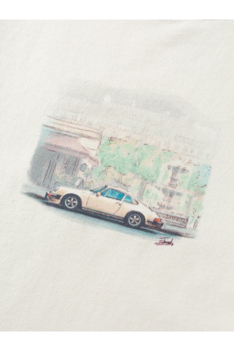 Chasing Classics Printed Sweatshirt, Alternate, color, Plain Off White