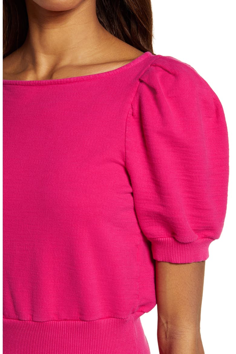 Walker Puff Sleeve Top, Alternate, color, FLORESCENT MAGE
