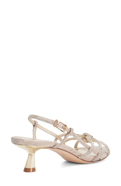 Dune London Milas Slingback Sandal In Silver