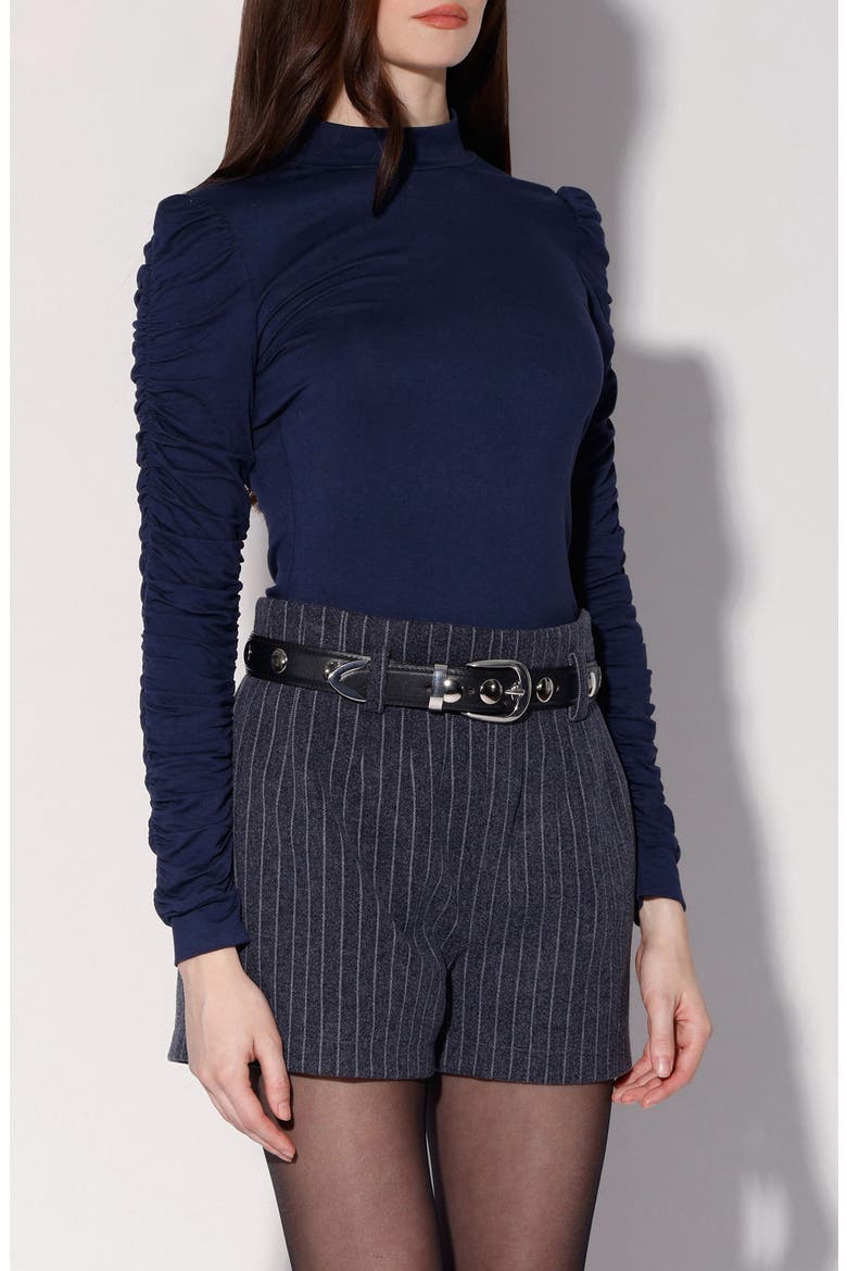 Chaya Top, Alternate, color, NAVY