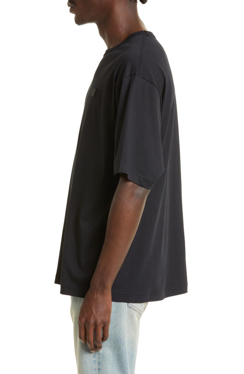 Acne Studios Nash Face Patch Oversize T-Shirt, Alternate, color, 