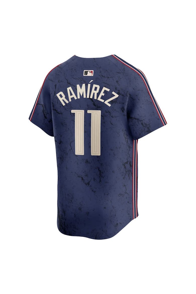 Men's Nike José Ramírez Navy Cleveland Guardians City Connect Limited Player Jersey, Alternate, color, Navy