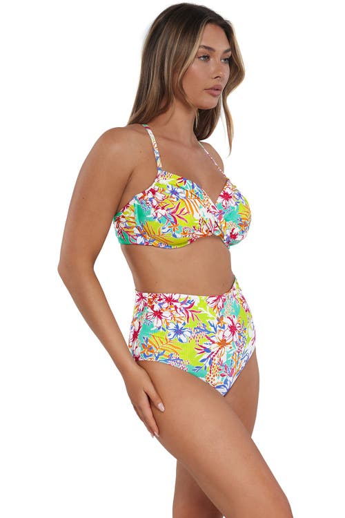 SUNSETS SUNSETS CAPRI HIGH WAIST BIKINI SWIM BOTTOMS