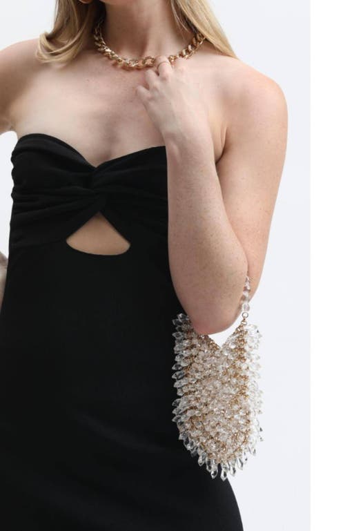 Moda Luxe Mariah Evening Bag In Gold