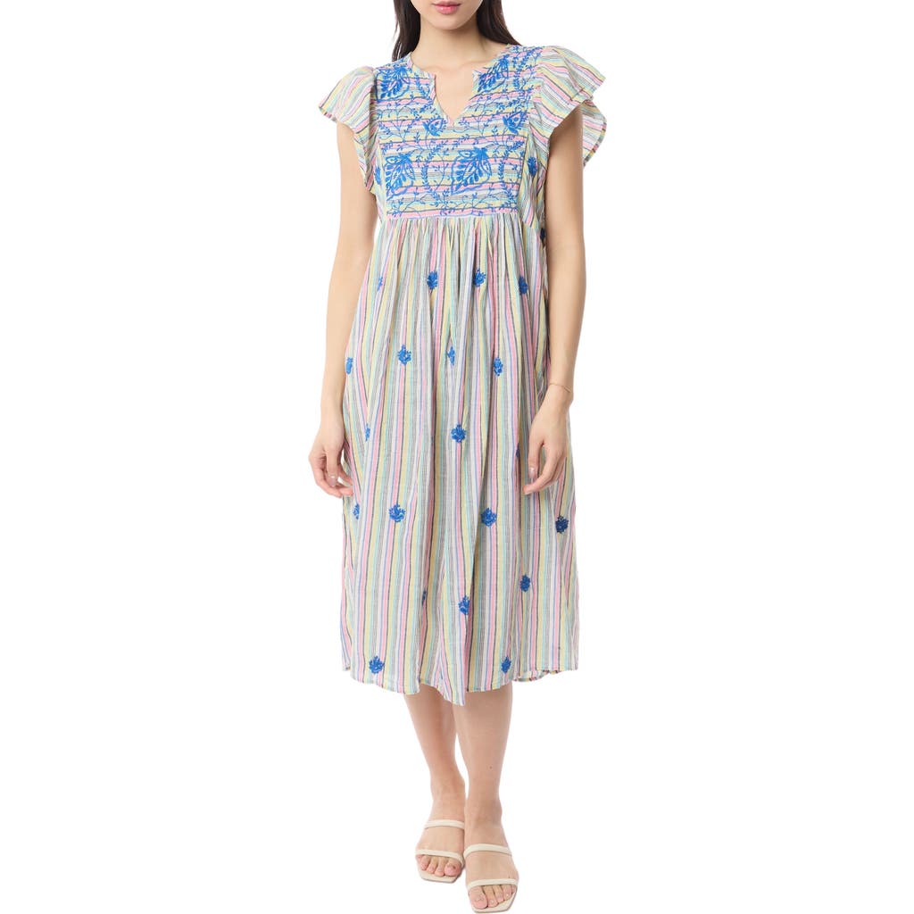 Calypso St Barth Calypso St. Barth Rugby Dress In Multi