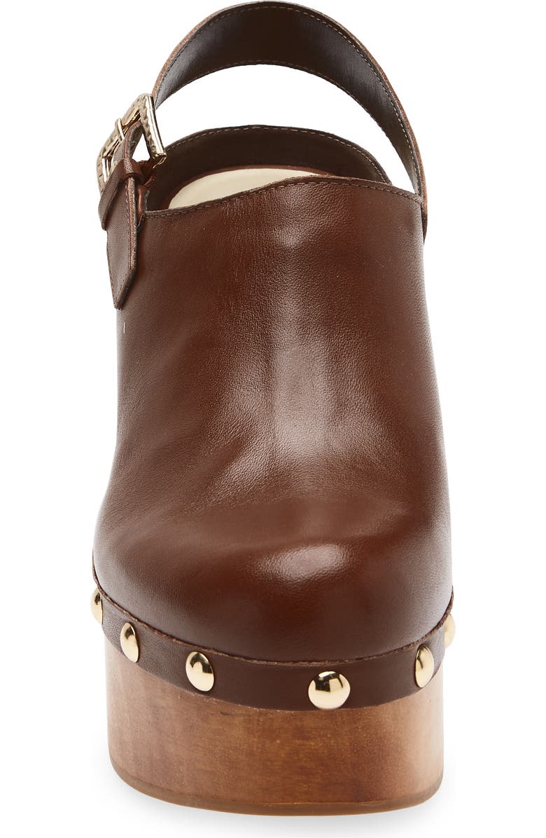 Dolce Vita Adelan Slingback Clog, Alternate, color, Brown Leather