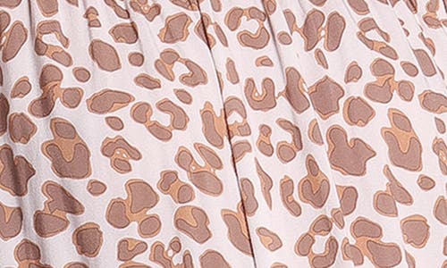 Petal And Pup Petal & Pup Rhody Leopard Print Off The Shoulder Maxi Dress In White