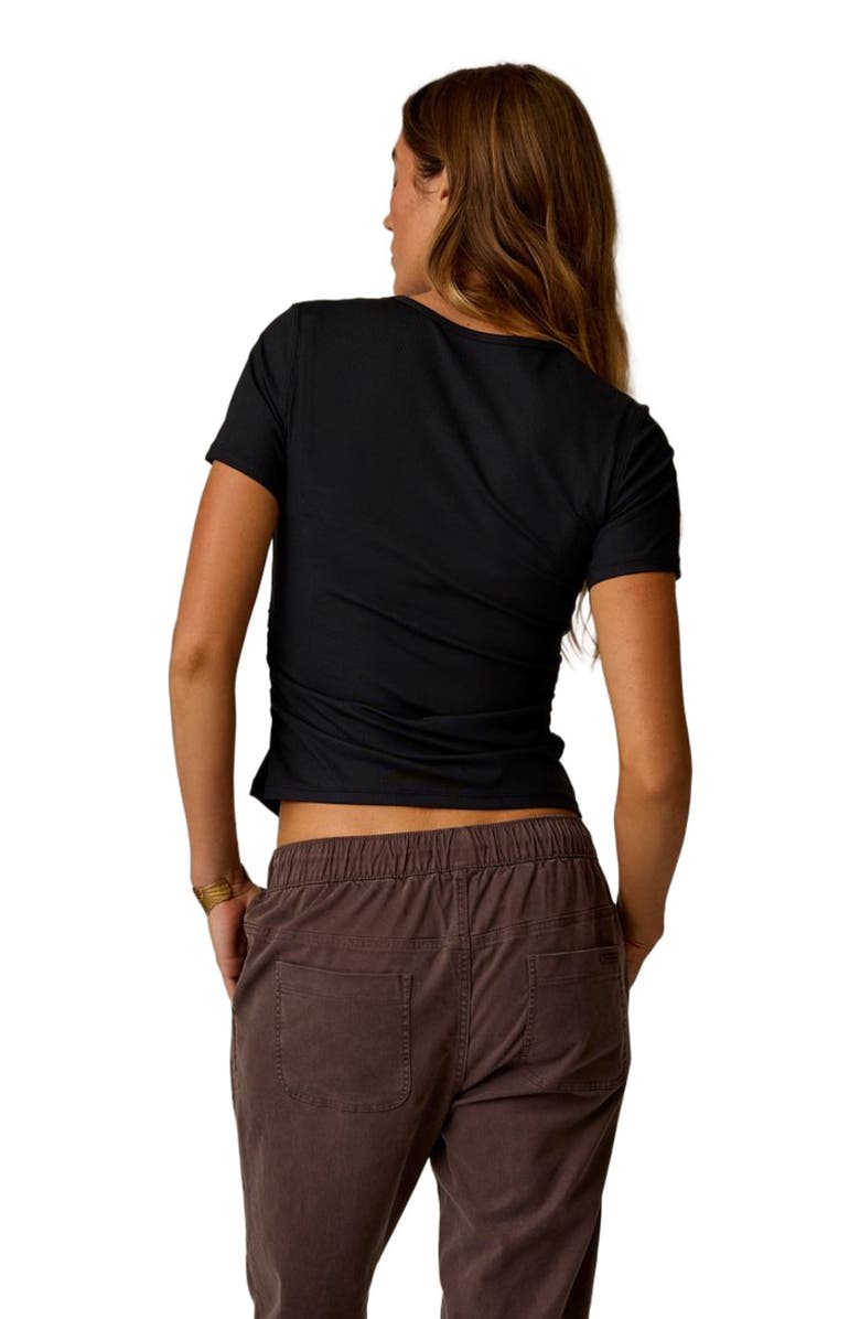 Carve Designs Vega Rib Tee 2.0, Alternate, color, Black